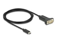 Delock - Usb / Seriell Kabel - 24 Pin Usb-C (Hane) Till Rs-232 (Hane) - 2 M - Svart