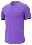 Nike NIKE Court Dry Top Mens Purple (XS)