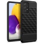 Caseology Parallax Case Compatible with Samsung Galaxy A72 - Matte Black