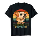 Mens Retro Style Best Labrador Retriever Dad Ever Father's Day T-Shirt