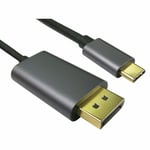 C4A 2m USB C to DISPLAYPORT Cable - 8K USB Type C to DisplayPort Display etc
