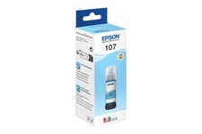 Epson EcoTank 107 - ljus cyan - original - påfyllnadsbläck
