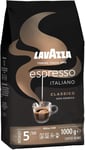 Lavazza Espresso Italiano Arabica Medium Roast Coffee Beans, 1kg