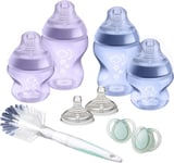 Tommee Tippee Closer to Nature Newborn Baby Bottle Starter Kit Set Anti-Colic