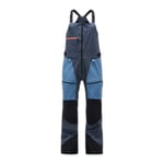 Peak Performance W Vertical Gore-Tex Pro 3L Bib Pants, Bleu ombré, Shallow/Noir, M