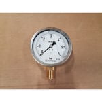 Manometer Ø100 0-6 bar, ½&quot; nedåt