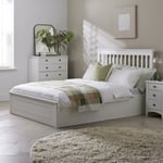 Habitat Aspley Double Wooden Ottoman Bed Frame - White