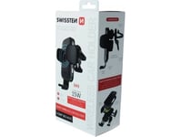 Swissten W2-Av5 Air Vent Car Holder With 15W Wireless Charging + Micro Usb Cable 1.2M