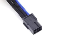 Silverstone 6-pin PCIe to 6-pin PCIe Cable 25 cm - Black / Blue :: SST-PP07-IDE6