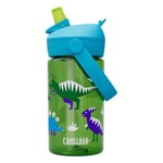 Camelbak Thrive Flip Straw 400ml - Grön Junior Vattenflaska för Aktiva Barn, Perfekt för Lek och Äventyr