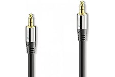 Câble auxiliaire sonero® Premium 10 m, câble Jack Audio 3,5 mm, adapté aux iPhones, iPads, Smartphones, tablettes PC, Voitures et Autres appareils stéréo, Noir