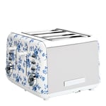 Laura Ashley - Brödrost 4-skivor China Rose blå/vit