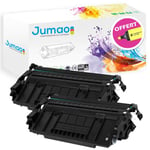 Lot de 2 Toners cartouches type Jumao compatibles pour HP LaserJet Pro M402 Noir