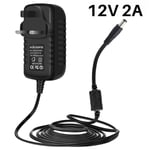 12V 2A AC/DC Power Supply Adapter Safety Charger For LED Strip CCTV Camera UK