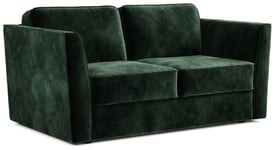 Jay-Be Elegance Velvet 2 Seater Sofa Bed - Dark Green