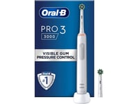 Oral-B PRO 3 3000 Cross Action White Edition Tandbørste Tandbørste Hvid