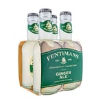 Fentimans Ginger Ale - Botanically Brewed Soft Drink - Exquisitely Crafted and Refreshing Soft Drinks - Gluten-Free and Vegan Friendly Soft Drinks - 4 x 200 ml Bottles