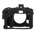 For D7500 Camera Case Cover Soft Silicone Cover Protective Black WAI