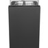Smeg DI4522 Fully Integrated Slimline Dishwasher - Black Control Panel E Rated