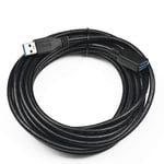 Incutex USB extension cable 2.0 480Mbit/s, USB extension lead with male and female connectors, 5 m