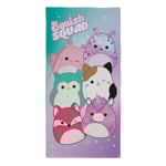 Squishmallows Handduk 70x140cm Squish Squad multifärg