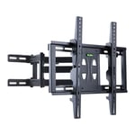 23-56 Inch TV Wall Bracket Mount Tilt and Swivel with Spirit Level Double Arms