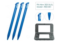 3 x Navy Blue Plastic Pens Pen Stylus for Nintendo - ̗̀new ̖́ 3DS XL/LL 2015+