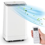 Climatiseur mobile avec evacuation - Klarstein - 12000 BTU - Fonction ventilateur & déshumidificateur - Refroidisseur d'air - Blanc