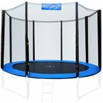 Filet de sécurité pour trampoline Résistant Entrée fermable Dimension au choix 430 cm (de)