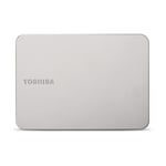Toshiba Canvio Flex extern hårddisk 1 TB, varm silver