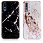 Uppgradera din Samsung Galaxy A50 med Marmor-skal! Svart