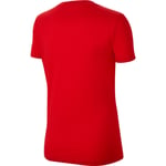 Nike Dri Fit Park Short Sleeve T-shirt Red M Woman