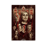 BUJI American Horror Story Asylum TV Series Poster Canvas Wall Art Room Decor Gift 12x18inch(30x45cm)