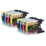 8 XL Ink Cartridges compatible with Brother MFC-J6510DW & MFC-J6710DW 