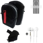 Shoulder bag / holster + earphones for Huawei Mate 50 RS Belt Pouch Case
