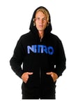 Nitro Standard Sweat-Shirt à Capuche zippé pour Homme S Noir - Noir