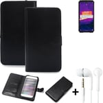 Protective cover for Ulefone Armor 9 Wallet Case + headphones protection flipcov