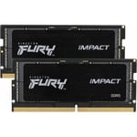 Kingston FURY Impact DDR5 4800 MHz SO-DIMM 64 Gt -minnesmodulpaketet