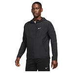 Nike DD4746-010 M NK RPL MILER JKT Sweatshirt Men's BLACK/BLACK/REFLECTIVE SILV Size L