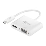 Goobay adaptateur USB 3.1 type C vers HDMI + VGA