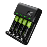 Green Cell GC VitalCharger & 4x AAA HR03 800mAh Uppladdningsbara Batterier