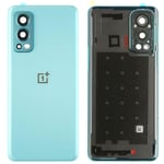 Oneplus Nord 2 5G Battery Housing Camera Lens Glass + Adhesive Blue Trainer Haze
