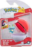 Pokmon PKW3133 Clip N Go Froakie Includes 2-Inch Battle Figure and Poke Ball 