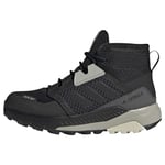 adidas Unisex Kids Terrex Trailmaker Mid R.rdy K High Rise Hiking Boots, Negbás Negbás Alumin, 1 UK