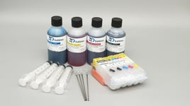 Edible Ink kit Refillable Cartridge Set for Canon TS5050 / TS5051 -  400ml