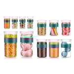 Bodum Förvaringsburkar 4 x 0,25 / 3 x 0,6 / 3 x 1L / 2 x 2L PRESSO