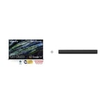 Sony A95L 65" 4K QD-OLED Google TV + Bravia Theatre Bar 8 – 5.0.2 Dolby Atmos Soundbar -tuotepaketti