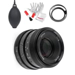Pergear 50mm F1.8 Manual Focus Prime Fixed Lens for Fuji X-A1 X-A10 X-A2 X-A3 A-at X-M1 XM2 X-T1 X-T3 X-T10 X-T2 X-T20 X-T30 X-Pro1 X-Pro2 X-E1 X-E2 E-E2s X-E3
