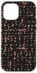 Coque pour iPhone 14 Pro Max Motif or rose et noir élégant, moderne et élégant