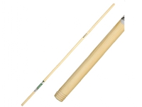 Big Brush handle threaded in wood, varnished 150cm
